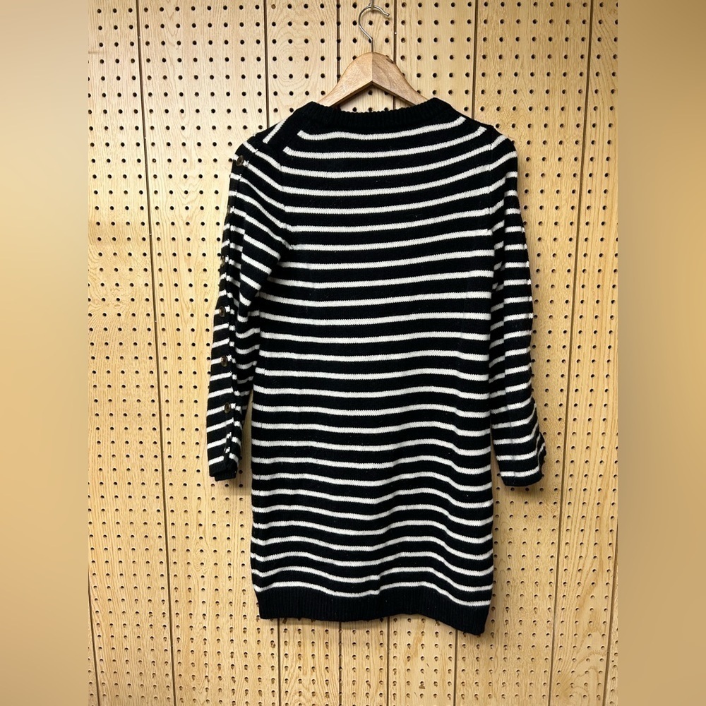 Madewell Wool Stripe Mini Dress - Picture 3 of 5